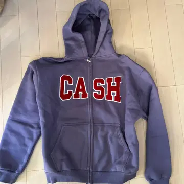 CASH ONLY 후드티 L 사이즈 퍼플 레어