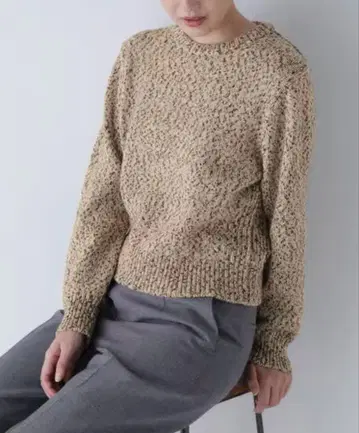 휴먼우먼 믹스 컬러 니트