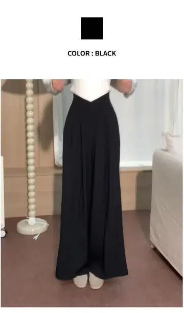 와이드 팬츠 하이웨스트 디자인 플레어 팬츠 한국 왕홍