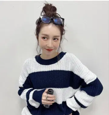 JEANASIS 보더 니트