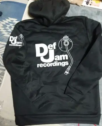 Def Jam recordings 블랙 후드티