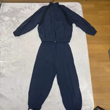 나일론 자켓 셋업 네이비