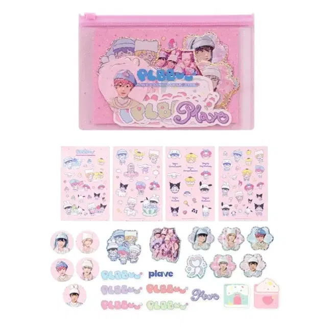 플뿌 스티커팩 원가양도 플레이브 굿즈 픽셀월드 아크릴 스탠드 일괄판매