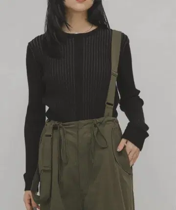 KBF illi 랜덤 RIB 크루넥 니트