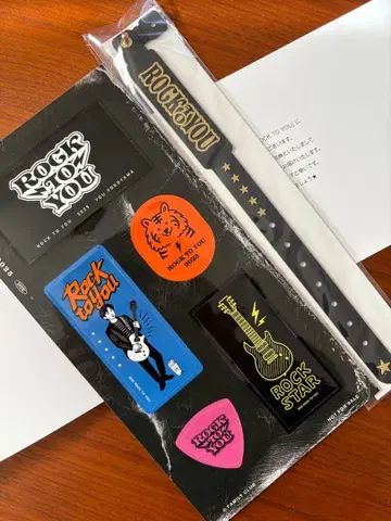 요코야마 유 ROCK TO YOU 오리지널 리스트 밴드 & 스티커