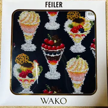 WAKO 페이러 콜라보 손수건 와코 파르페 네이비