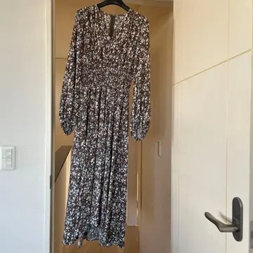 FRAY I.D 플라워 프린트 롱 드레스