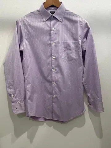 Paul Smith 연보라 스트라이프 긴팔 셔츠 L 사이즈 상당 결혼식