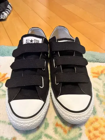 ALL STAR 벨크로 블랙 스니커즈