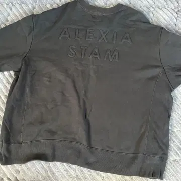ALEXIA STAM 그레이 맨투맨