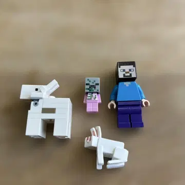 LEGOMinecraft 캐릭터와 동물 세트