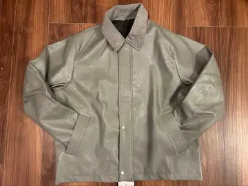 워크맨 신세틱 가죽 카 코트