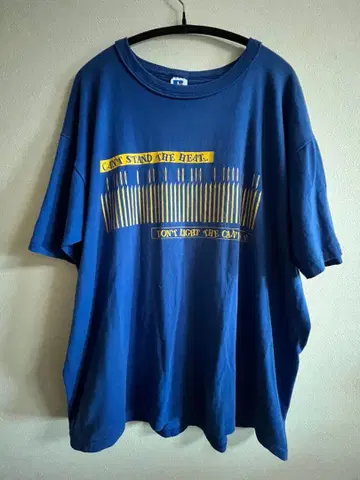 [ Russell Athletic ] 네이비 그래픽 프린트 T셔츠