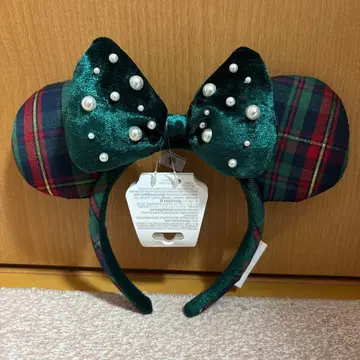 [ 미사용 새상품 ] 아나하임 디즈니 머리띠 크리스마스 디즈니 2025