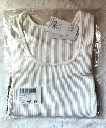 [택 포함 새상품] GYDA 레오파드 BACK 리본 콜론 T 화이트