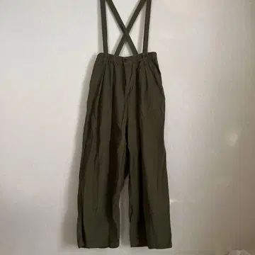 올리브색 크로스 스트랩 살로펫