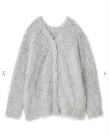 Aimeine 메인 샤기 모헤어 가디건 그레이