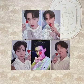 TXT 사전녹화 Love Language 트레이딩 카드 5장 세트