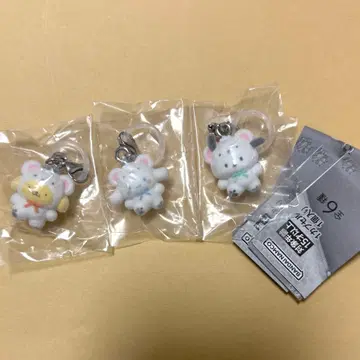 산리오 메지루시 후와후와 스노우 시나몬 폼폼푸딩 포차코 3종