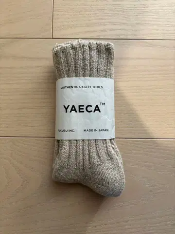 야에카 YAECA 삭스 양말 M 사이즈