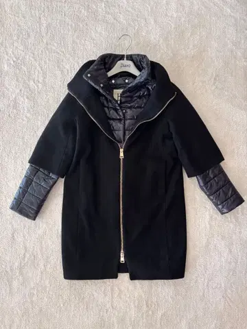 HERNO 헬노 울 코트 38 블랙