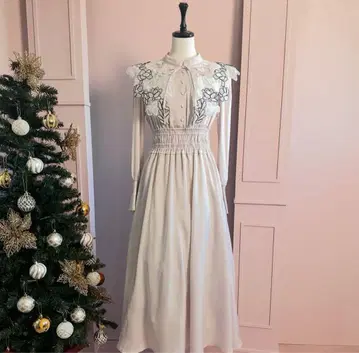 레이스 스칼라 원피스 안미르