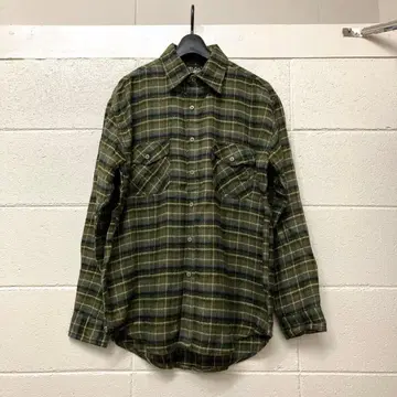 새상품급 [ FIRST DOWN 퍼스트다운 ] 긴팔 플란넬 셔츠