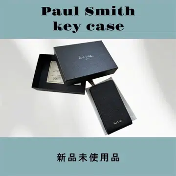 Paul Smith 블랙 가죽 키케이스 박스 포함