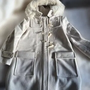 STUDIOUS 화이트 더플 코트 사이즈 1