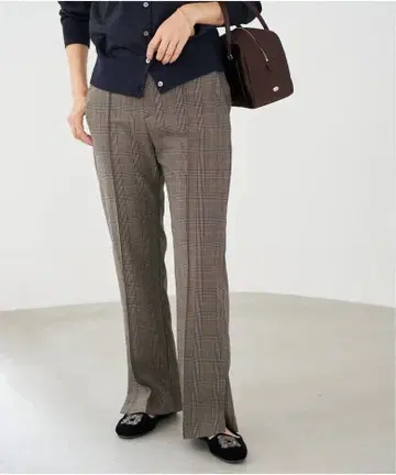 *2024AW IENA 핀턱 사이드 슬릿 팬츠