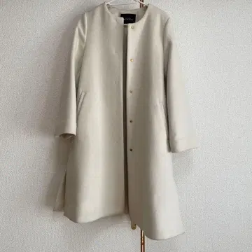 그린 레이블 릴랙싱 노카라 코트 XS