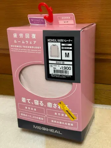 핑크 M 여성용 트레이닝복 메디힐 웜 새상품 워크맨