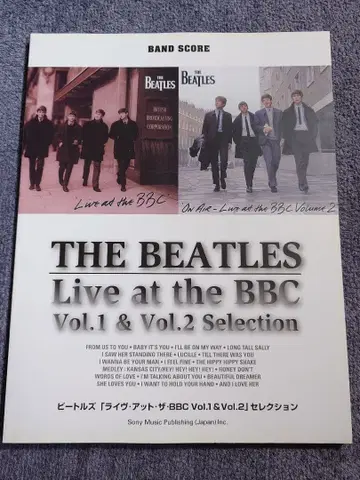 비틀즈 밴드스코어 라이브 앳 더 BBC Vol.1 & Vol.2