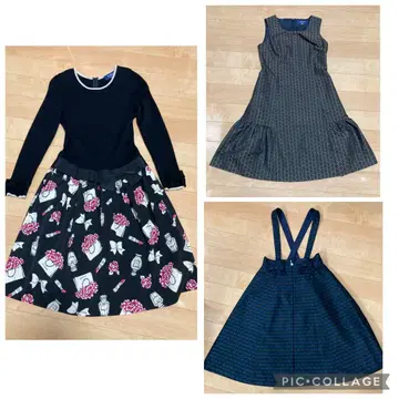 묶음 판매입니다 엠즈 그레이시 3점 스커트 원피스