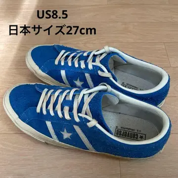CONVERSE STAR&BARS 스타&바즈 스웨이드 파랑 27cm