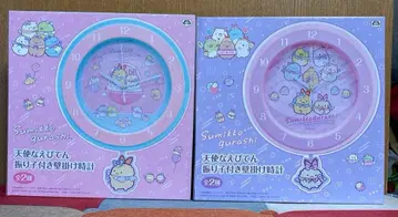 스미코구라시 천사 에비텐 추 달린 벽걸이 시계 sumikko 시계