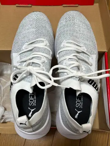 PUMA SOFT 러닝화 그레이/화이트