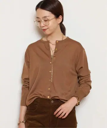 MUSE de DEUXIEME CLASSE 가디건 36 골드 버튼