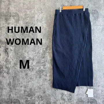 a3305 [휴먼 우먼] 리브 니트 스커트 가을/겨울 M