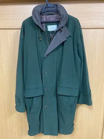 MIDUS 다크 그린 모즈 코트