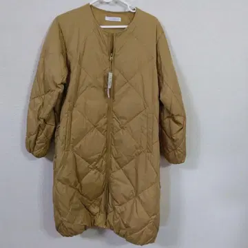 택 포함 새상품 퀼팅 롱 다운 자켓 프리 사이즈 여성