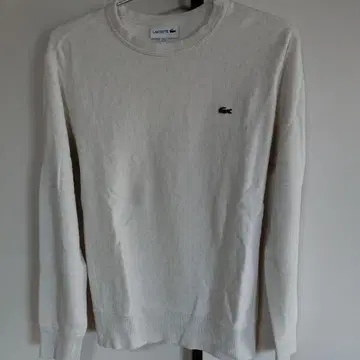 LACOSTE 화이트 긴팔 트레이닝복 US XS