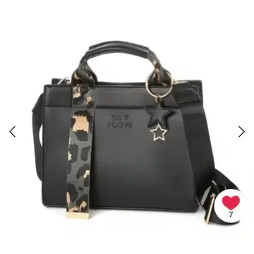 BAYFLOW 블랙 숄더백 레오파드 무늬 완판템