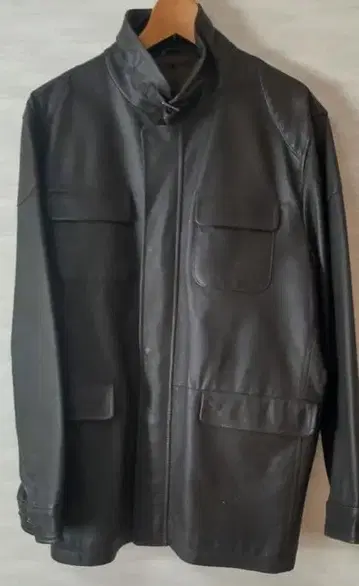 다크 브라운 가죽 자켓 LL