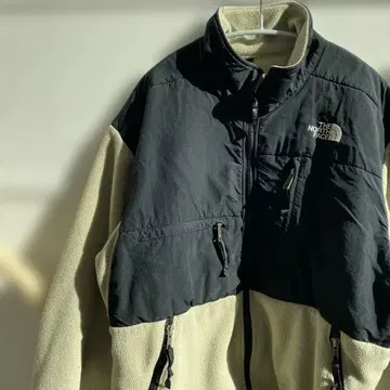 THE NORTH FACE 플리스 자켓 블랙/베이지 데날리