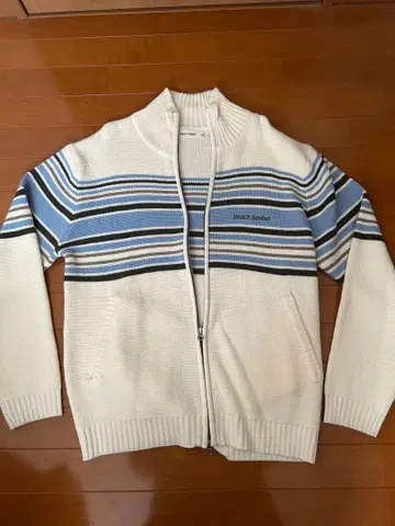 Beach Sound 스트라이프 집업 가디건 L