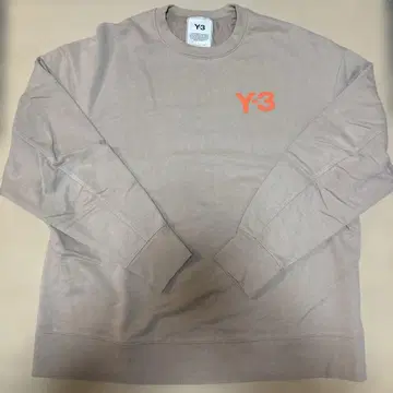 Y-3 베이지 트레이닝복 오렌지 로고
