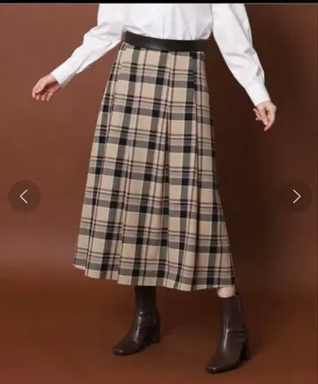 드레 스테리아 체크 택 스커트 drawer