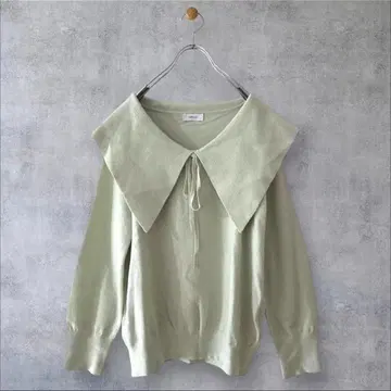 새상품급 쉽스 애니 빅 컬러 니트 풀오버