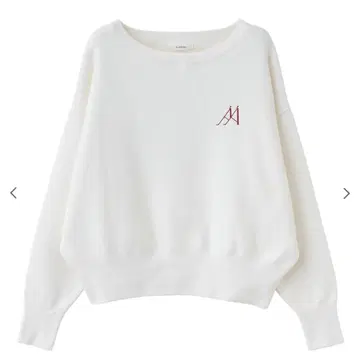 Aimeine 로고 니트 맨투맨 에메인 오프